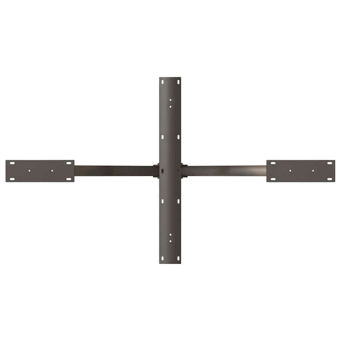 Picior masă de sufragerie în formă de păianjen, negru, 120x68x(72-73) cm, oțel - WALTI WALTI