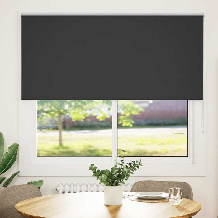 Jaluzea cu role opace negru 160x175 cm lățime material 156,6 cm - WALTI WALTI