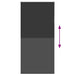 Jaluzea cu role opace negru 95x210 cm Lățime material 90,7 cm - WALTI WALTI