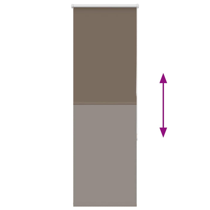 Jaluzea cu role opace cafea 50x130 cm lățime țesătură 45,7 cm - WALTI WALTI