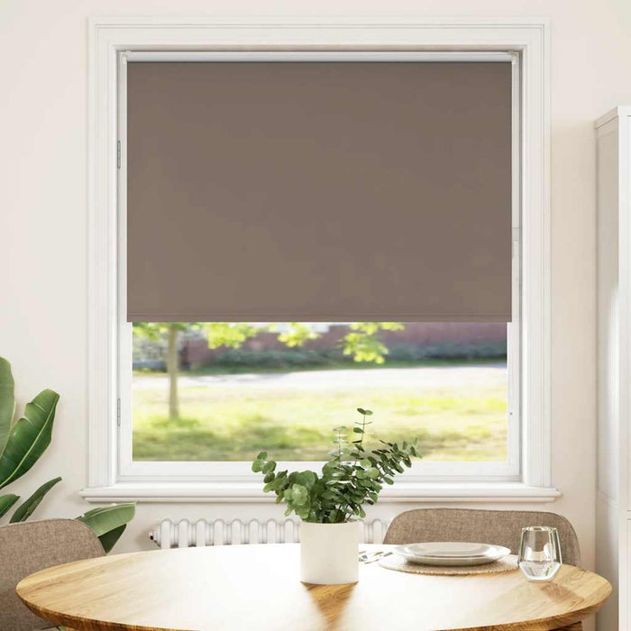 Jaluzea cu role opace cafea 115x130 cm lățime țesătură 110,7 cm - WALTI WALTI