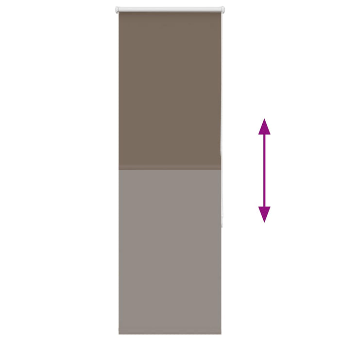Jaluzea cu role opace cafea 55x150 cm lățime țesătură 50,7 cm WALTI