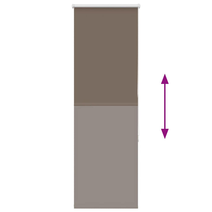 Jaluzea cu role opace cafea 60x150 cm lățime țesătură 55,7 cm - WALTI WALTI