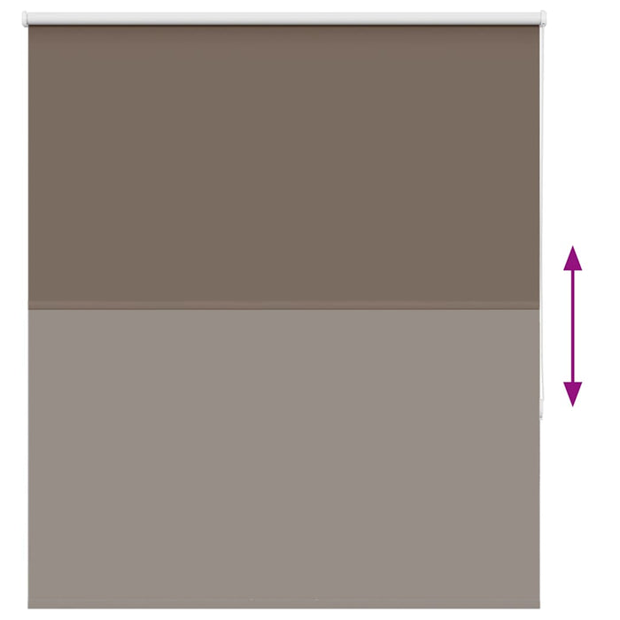 Jaluzea cu role opace cafea 135x150 cm lățime țesătură 131,6 cm - WALTI WALTI