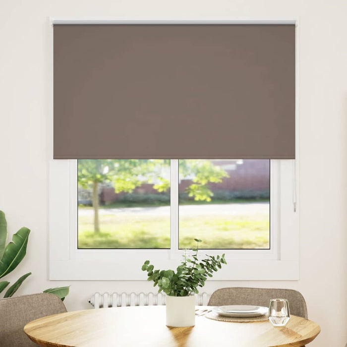 Jaluzea cu role opace cafea 140x150 cm lățime material 136,6 cm WALTI