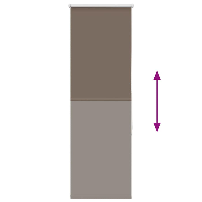 Jaluzea cu role opace cafea 60x175 cm lățime țesătură 55,7 cm - WALTI WALTI