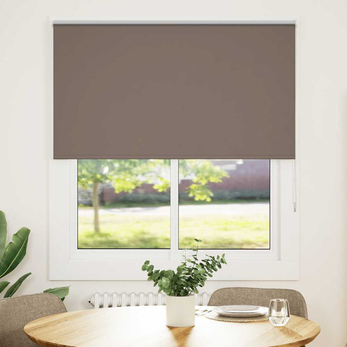 Jaluzea cu role opace cafea 135x175 cm lățime țesătură 131,6 cm - WALTI WALTI