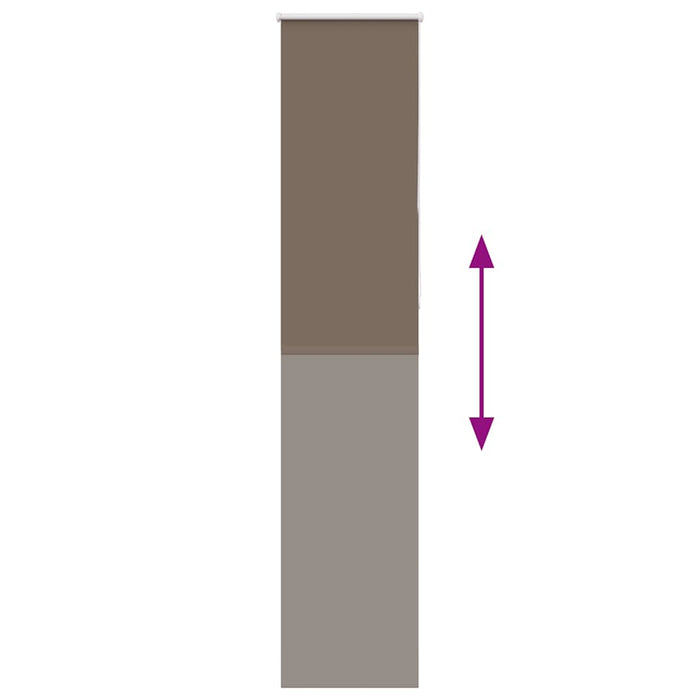 Jaluzea cu role opace cafea 45x210 cm lățime țesătură 40,7 cm - WALTI WALTI