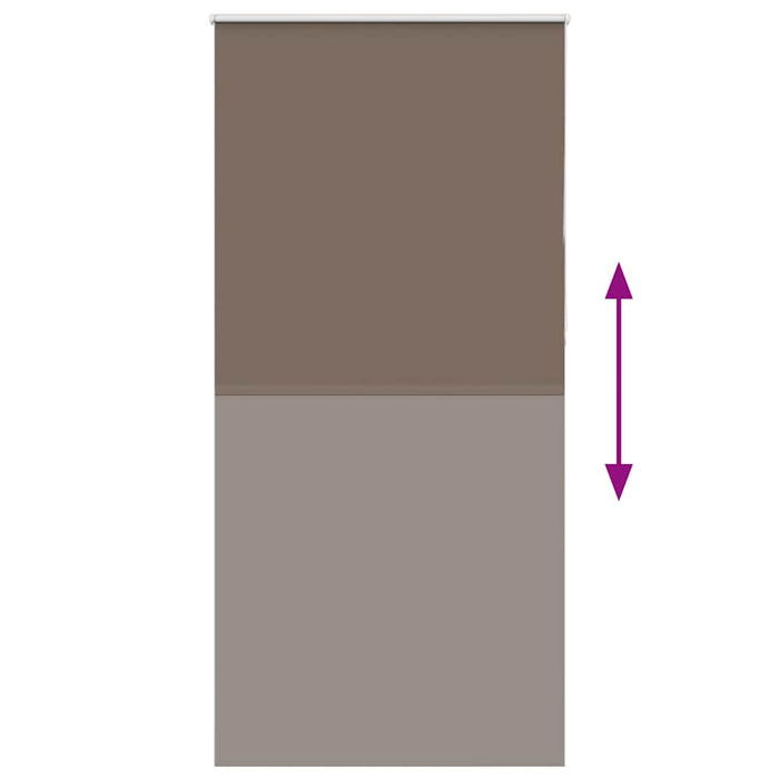 Jaluzea cu role opace cafea 110x210 cm lățime material 105,7 cm - WALTI WALTI