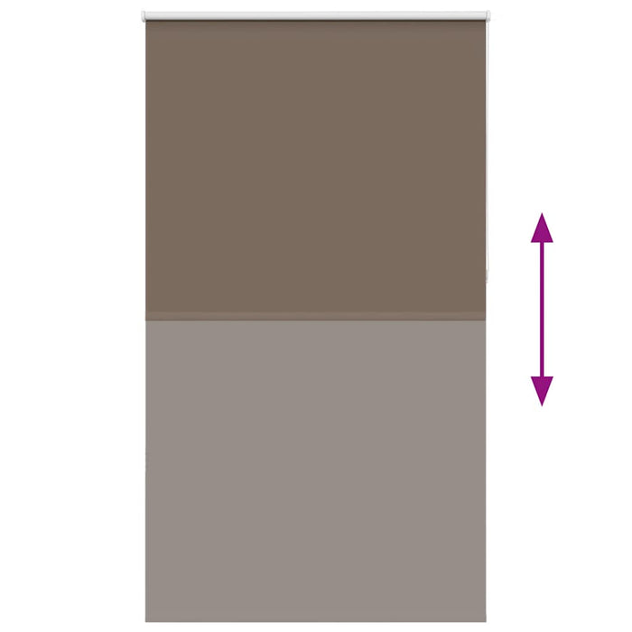 Jaluzea cu role opace cafea 125x210 cm lățime material 121,6 cm WALTI