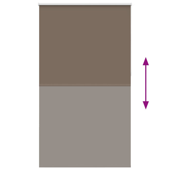Jaluzea cu role opace cafea 135x210 cm lățime țesătură 131,6 cm - WALTI WALTI
