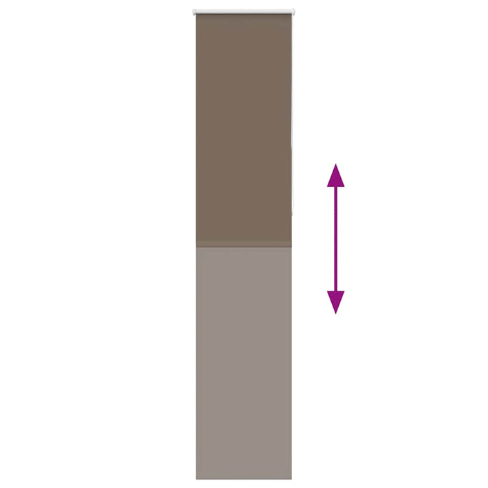 Jaluzea cu role opace cafea 45x230 cm lățime țesătură 40,7 cm WALTI