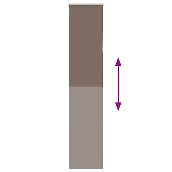 Jaluzea cu role opace cafea 50x230 cm lățime țesătură 45,7 cm - WALTI WALTI