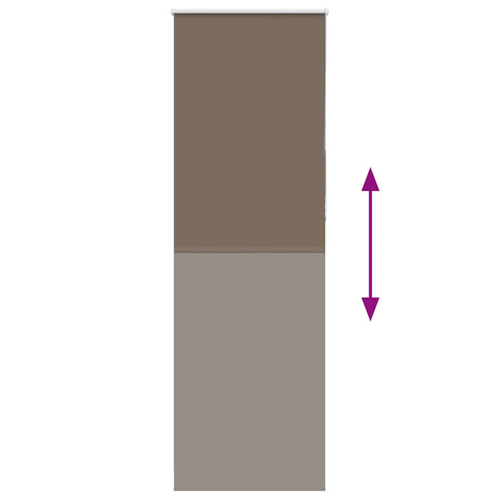 Jaluzea cu role opace cafea 65x230 cm lățime material 60,7 cm - WALTI WALTI