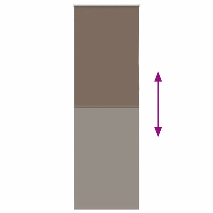 Jaluzea cu role opace cafea 70x230 cm lățime material 65,7 cm - WALTI WALTI