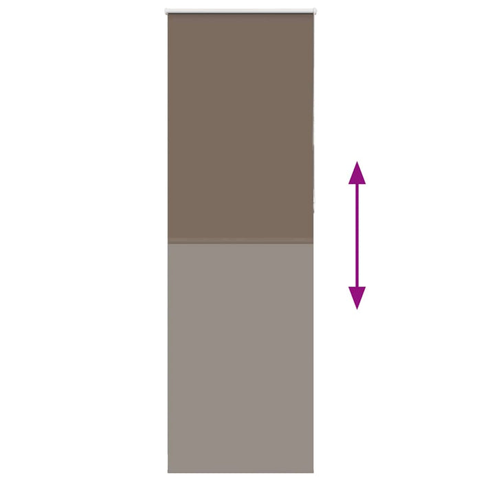 Jaluzea cu role opace cafea 85x230 cm lățime țesătură 80,7 cm WALTI