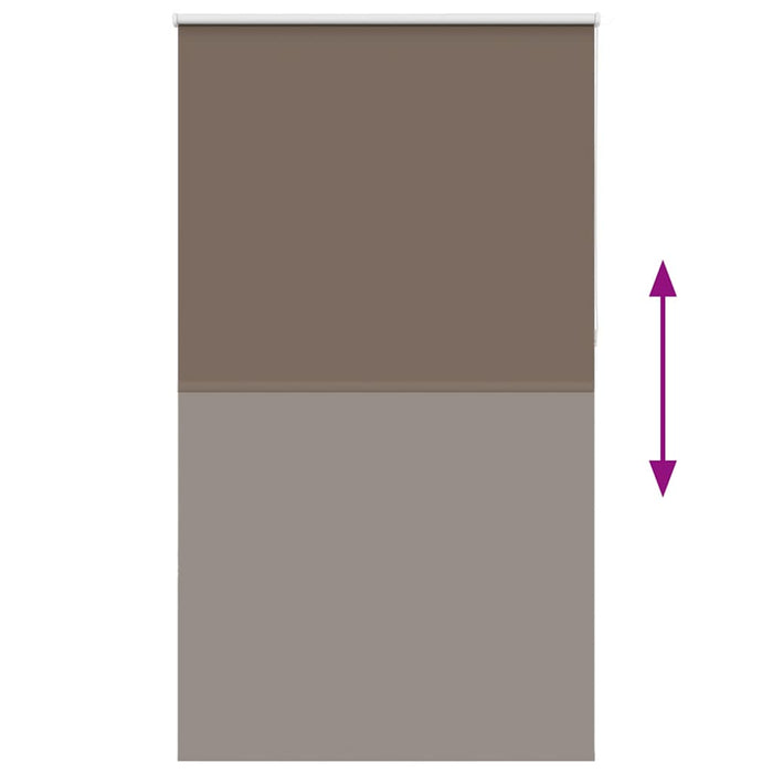 Jaluzea cu role opace cafea 135x230 cm lățime țesătură 131,6 cm - WALTI WALTI