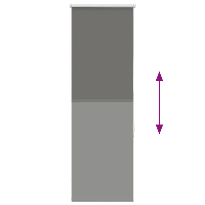 Jaluzea cu role opace gri 55x130 cm lățime material 50,7 cm - WALTI WALTI