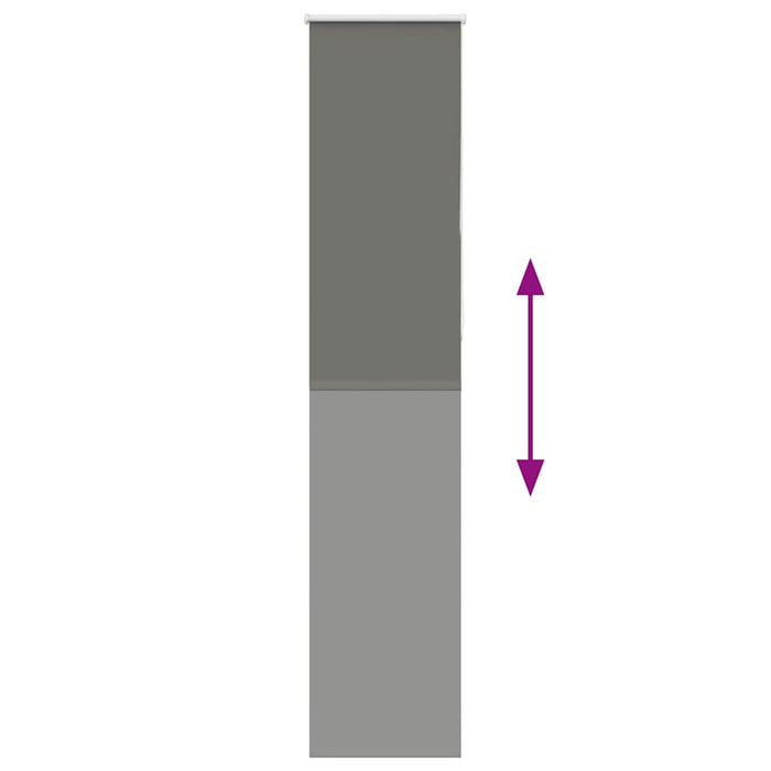 Jaluzea cu role opace gri 40x210 cm lățime material 35,7 cm - WALTI WALTI
