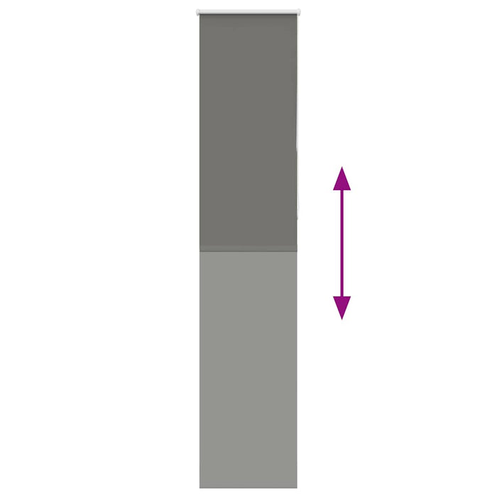 Jaluzea cu role opace gri 45x230 cm lățime material 40,7 cm - WALTI WALTI