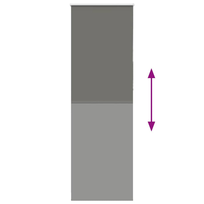 Jaluzea cu role opace gri 65x230 cm lățime material 60,7 cm - WALTI WALTI
