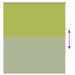 Jaluzea cu role opace 125x130 cm lățime material 121,6 cm - WALTI WALTI