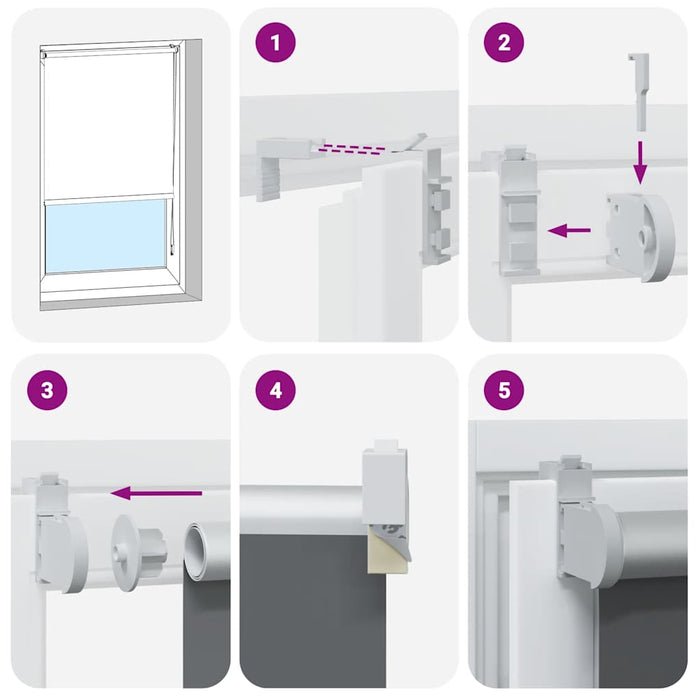 Jaluză cu role opace 120x175 cm Lățime material 116,6 cm - WALTI WALTI