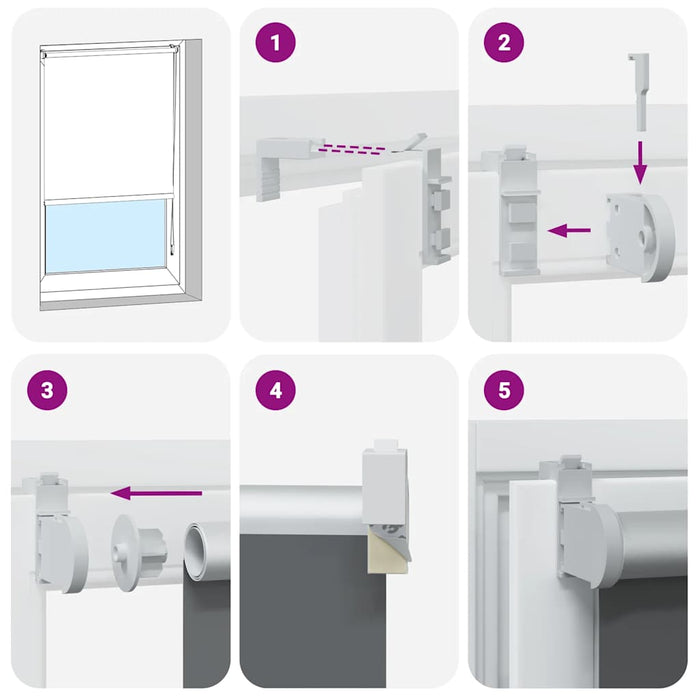 Jaluzea cu role opace 140x210 cm lățime material 136,6 cm - WALTI WALTI