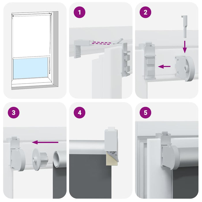 Jaluzea cu role opace 135x210 cm Lățime material 131,6 cm - WALTI WALTI