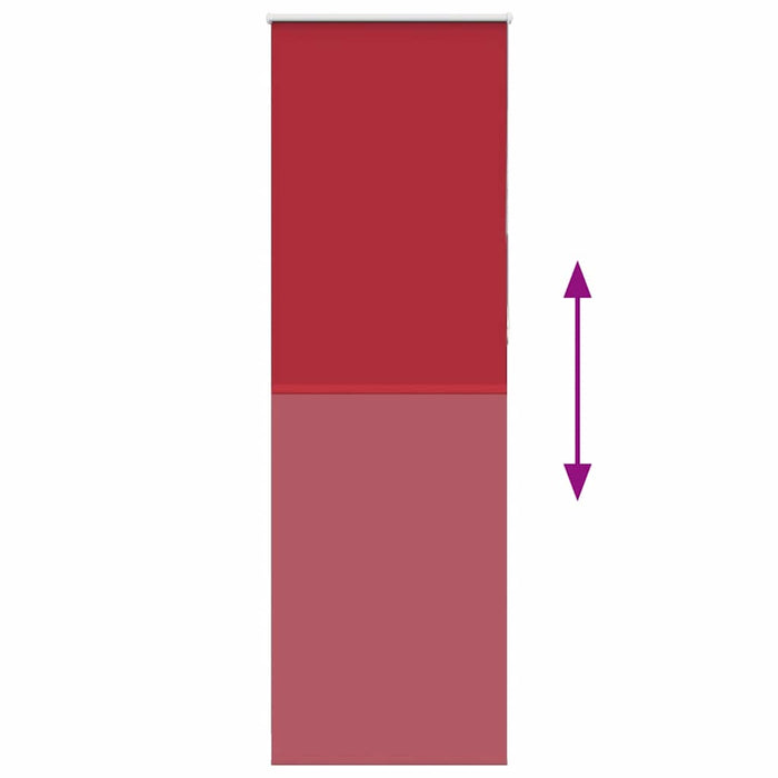 Jaluzea cu role opace Roșu 80x230 cm lățime material 75,7 cm - WALTI WALTI