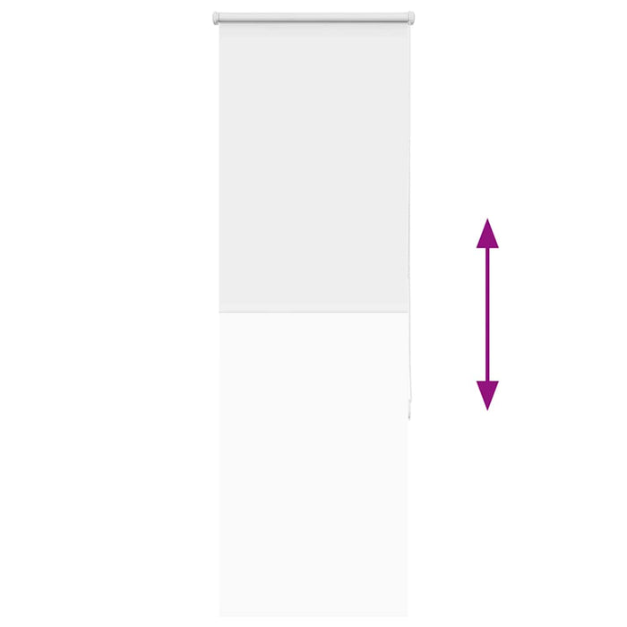 Jaluzea cu role opace alb 50x150 cm lățime material 45,7 cm - WALTI WALTI