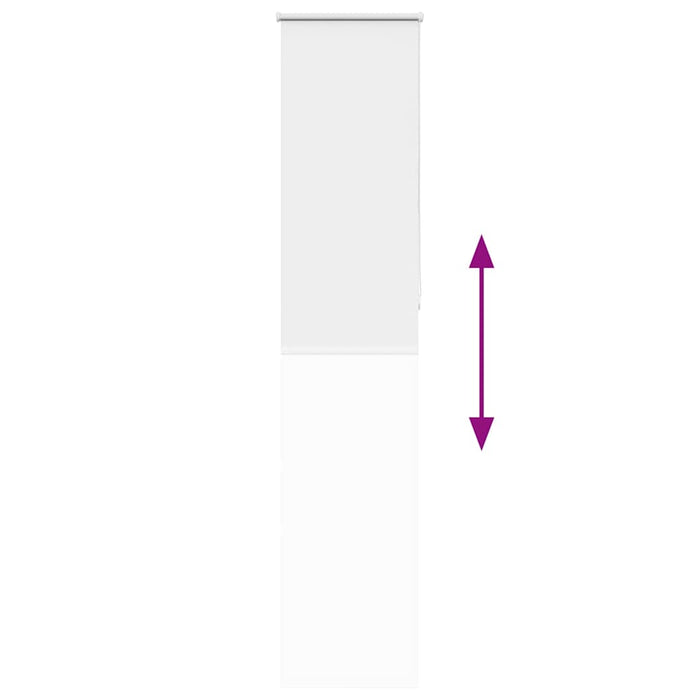 Jaluzea cu role opace alb 40x230 cm lățime material 35,7 cm - WALTI WALTI