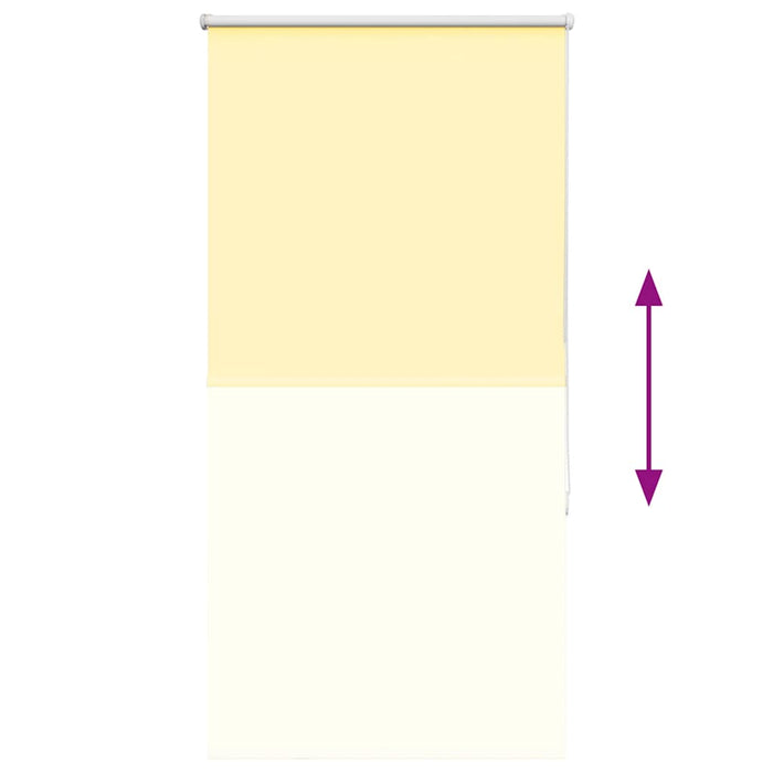 Jaluzea cu role opace galben 80x130 cm lățime material 75,7 cm - WALTI WALTI