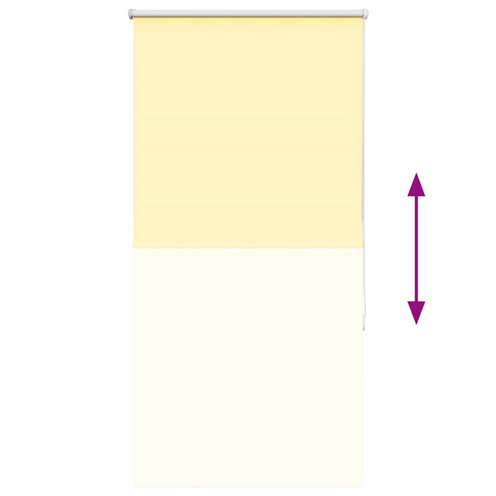 Jaluzea cu role opace galben 85x130 cm lățime material 80,7 cm - WALTI WALTI