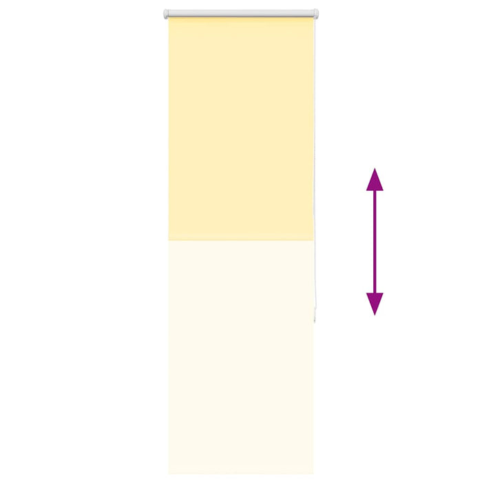 Jaluzea cu role opace galben 40x150 cm lățime material 35,7 cm - WALTI WALTI