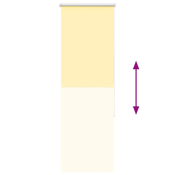 Jaluzea cu role opace galben 55x150 cm lățime material 50,7 cm - WALTI WALTI