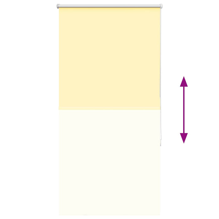 Jaluzea cu role opace galben 85x150 cm lățime material 80,7 cm - WALTI WALTI