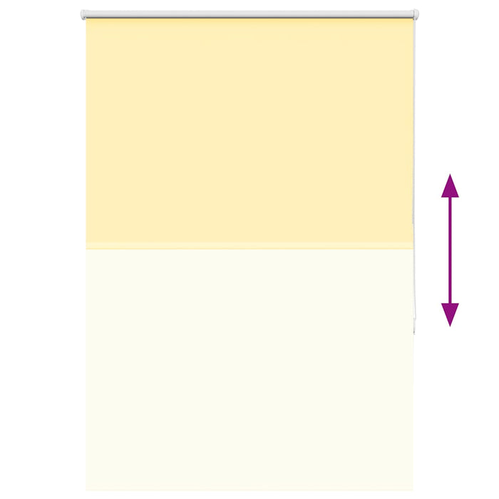 Jaluzea cu role opace galben 100x150 cm lățime țesătură 95,7 cm - WALTI WALTI