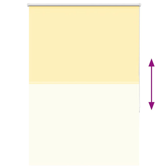 Jaluzea cu rolă opaca galben 105x150 cm Latime material 100,7 cm - WALTI WALTI
