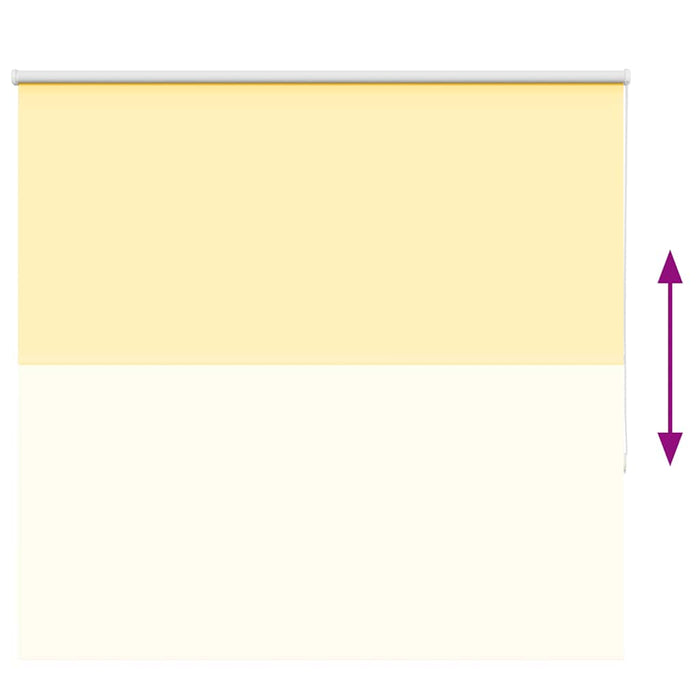 Jaluzea cu role opace galben 160x150 cm lățime material 156,6 cm - WALTI WALTI