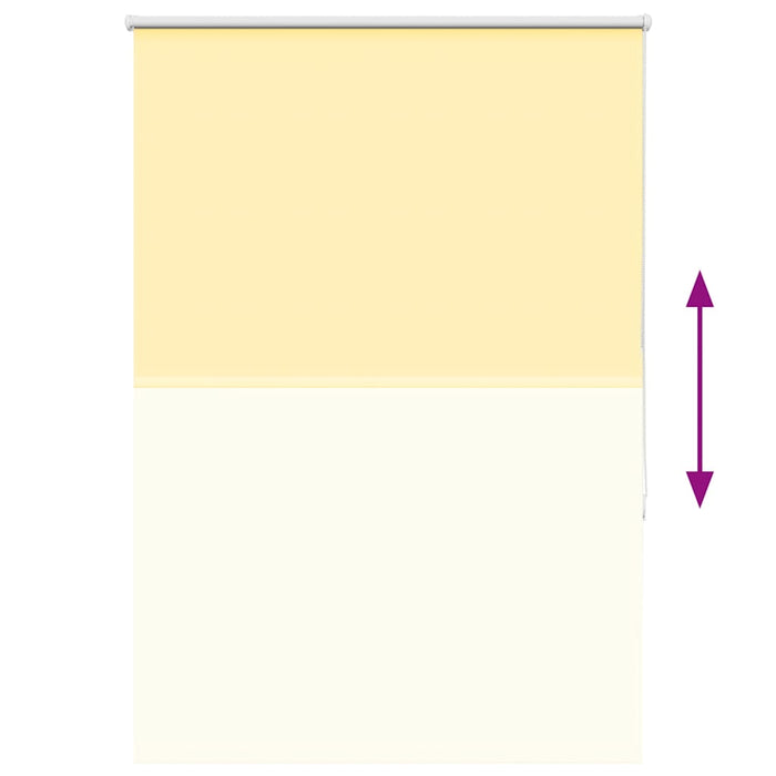 Jaluzea cu role opace Galben 100x175 cm lățime țesătură 95,7 cm - WALTI WALTI