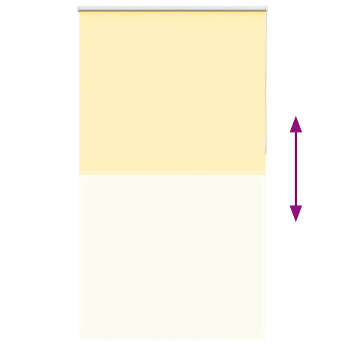 Jaluzea cu role opace Galben 140x210 cm Lățime material 136,6 cm - WALTI WALTI