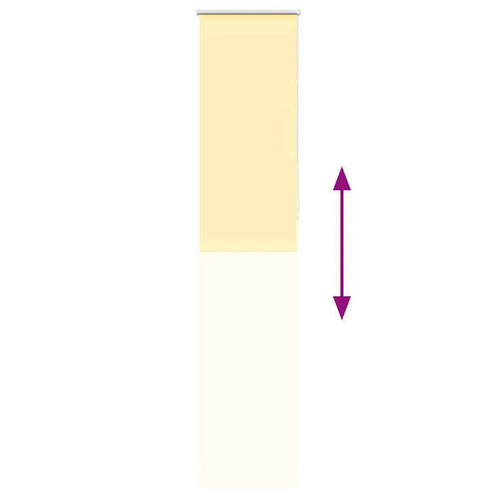 Jaluzea cu role opace galben 40x230 cm lățime material 35,7 cm - WALTI WALTI