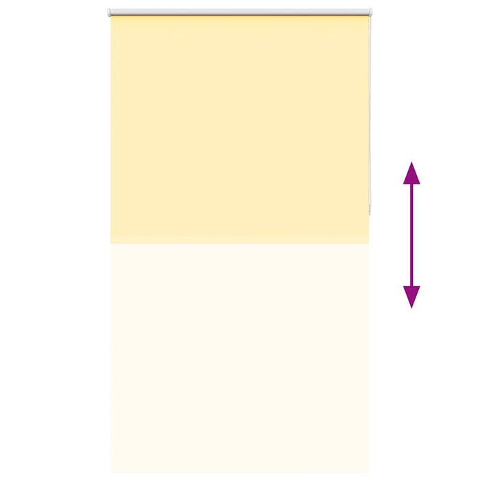 Jaluzea cu role opace galben 125x230 cm lățime material 121,6 cm - WALTI WALTI