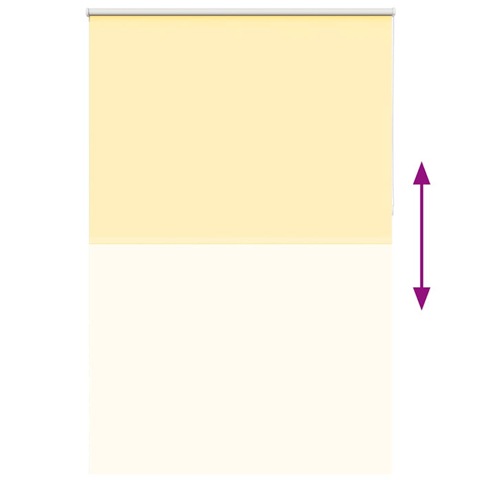 Jaluzea cu role opace galben 145x230 cm Lățime material 141,6 cm - WALTI WALTI