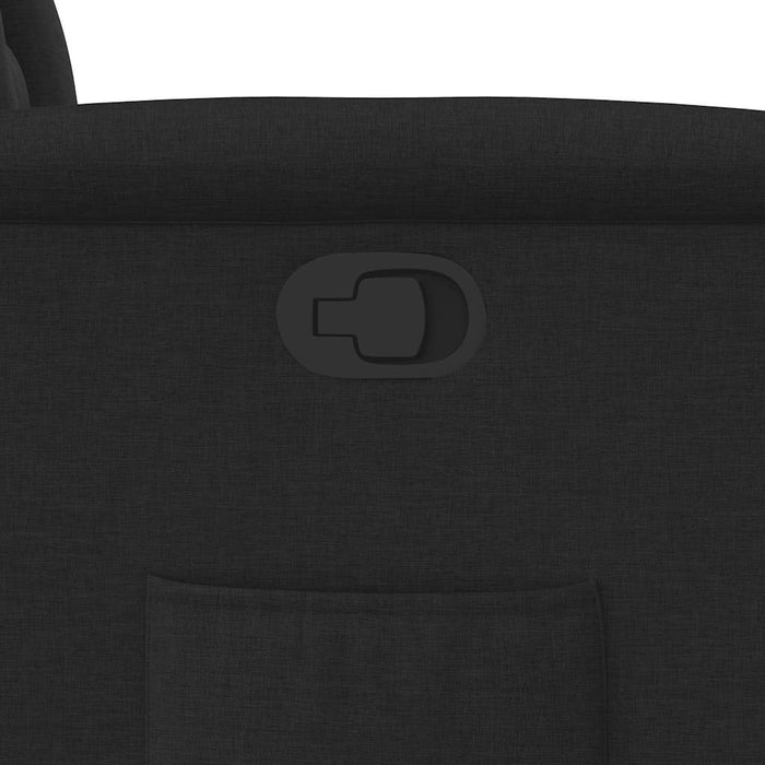Fotoliu rabatabil, negru, material textil - WALTI WALTI