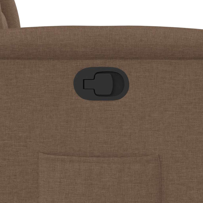 Fotoliu rabatabil, maro, material textil - WALTI WALTI
