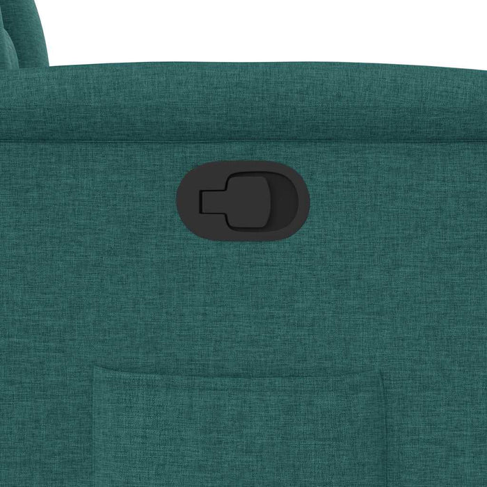 Fotoliu rabatabil, verde închis, material textil WALTI