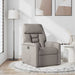 Fotoliu rabatabil, gri taupe, material textil - WALTI WALTI