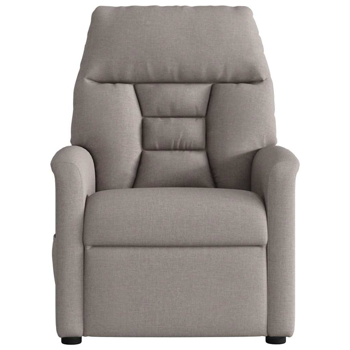 Fotoliu rabatabil, gri taupe, material textil - WALTI WALTI